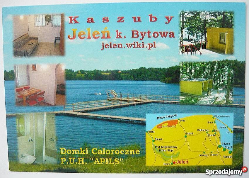 POCZTÓWKA KASZUBY BYTÓW JELEŃ JEZIORO