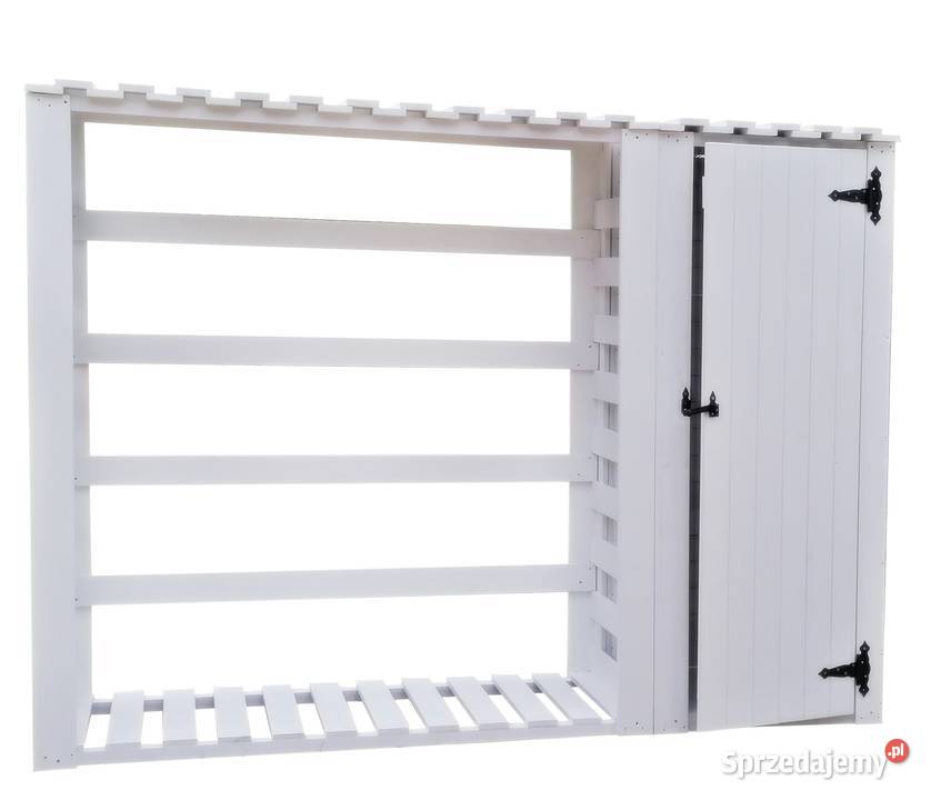 Drewutnia drewniana z domkiem narzędziowym Kielce