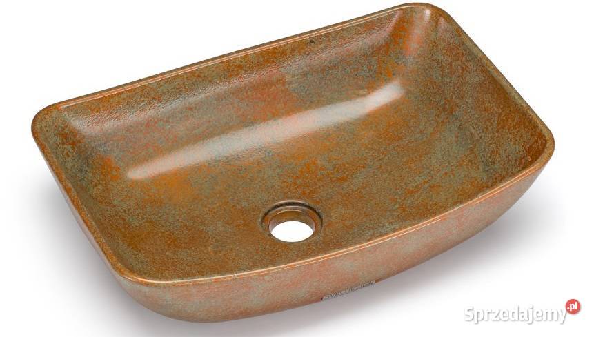 Umywalka 50 VIRGO BASIC SMOKED METAL miedziany i Warszawa