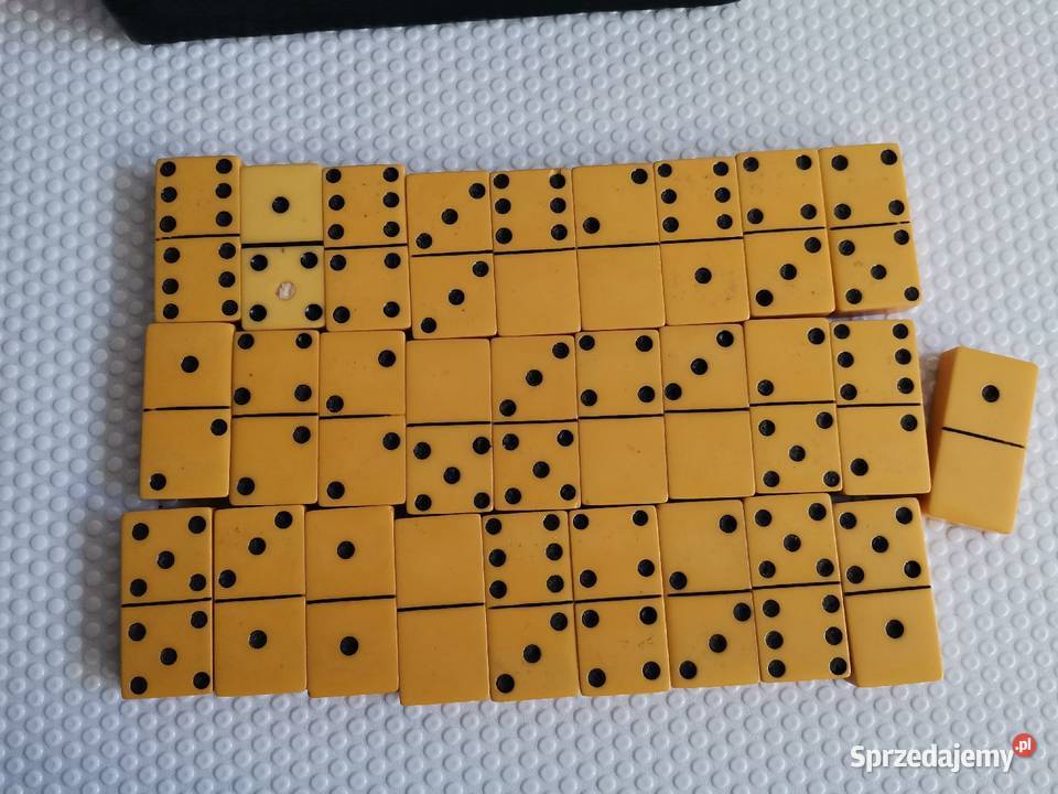 Stara gra PRL Domino bakelit śląskie