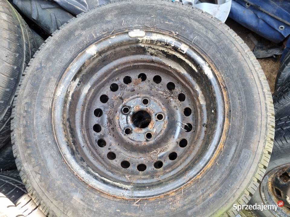 Vw T4 4 Koła Felgi Stalowe i Opony Wzmacniane Samochodowe Skawina