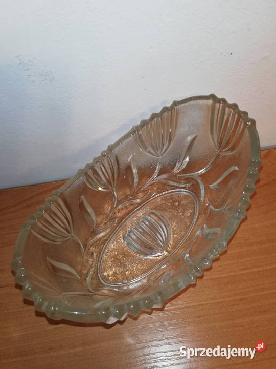 Stare szkło PRL Żardiniera Tulipany HSG mazowieckie