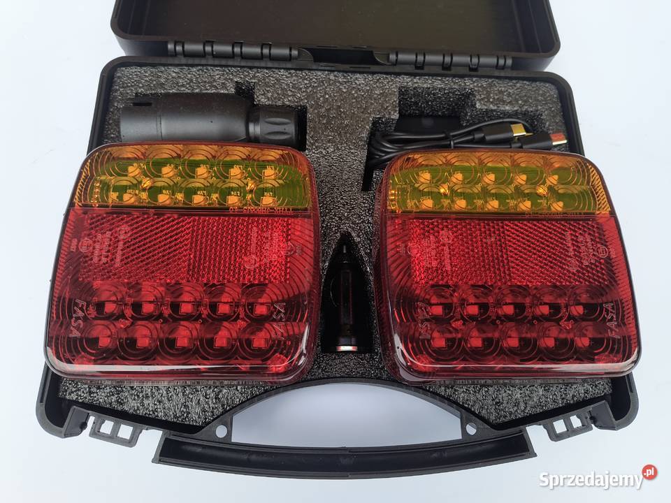 Zestaw Świateł Lamp Przyczepy 18 LED Na Magnes Radom sprzedam