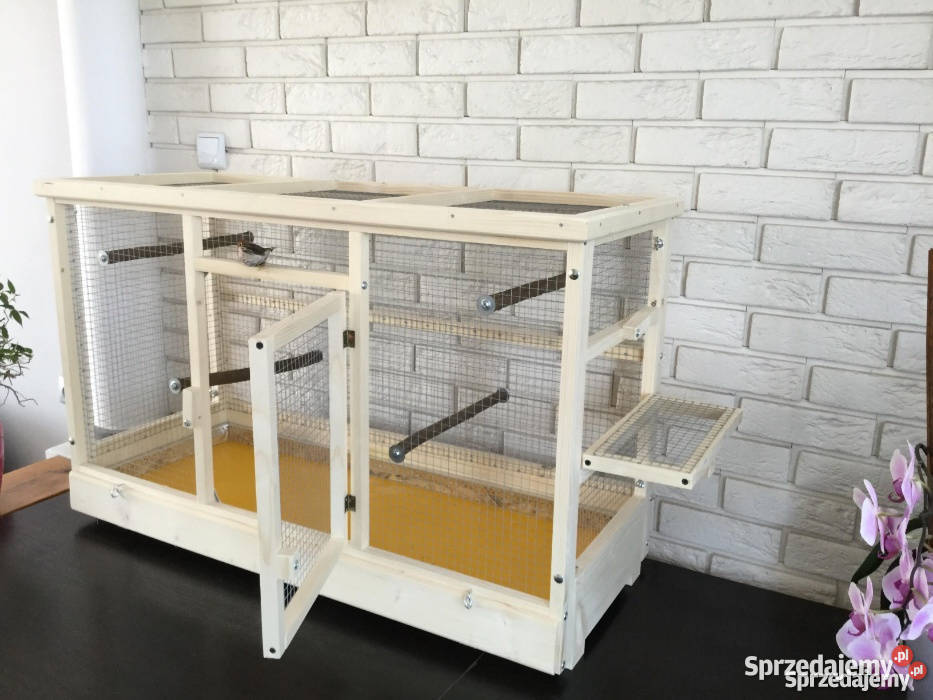 Klatka woliera drewniana ptaków egzotycznych Myszków