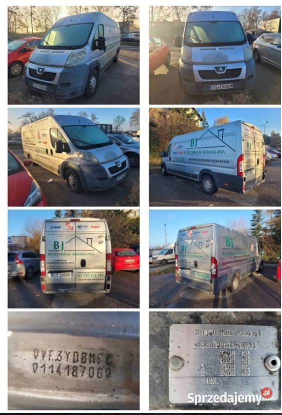 samochód ciężarowy PEUGEOT BOXER Szczecin