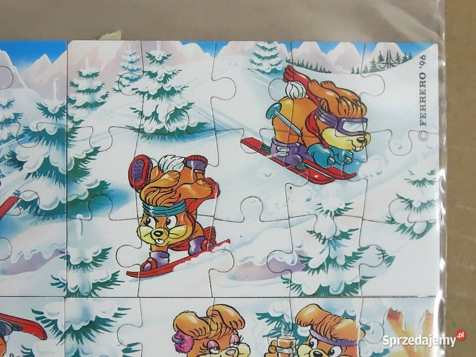 Unikat Komplet Puzzle Kinder Niespodzianka 1996 Biłgoraj
