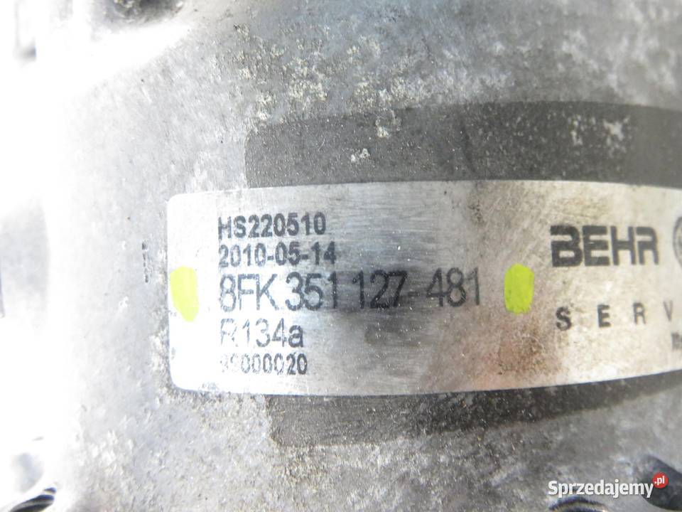 KOMPRESOR KLIMATYZACJI VW SHARAN I 19 TDI Kompresory klimatyzacji