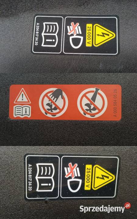 MERCEDES C W204 06 WLOT POWIETRZA OSŁONA PASA wielkopolskie Pleszew
