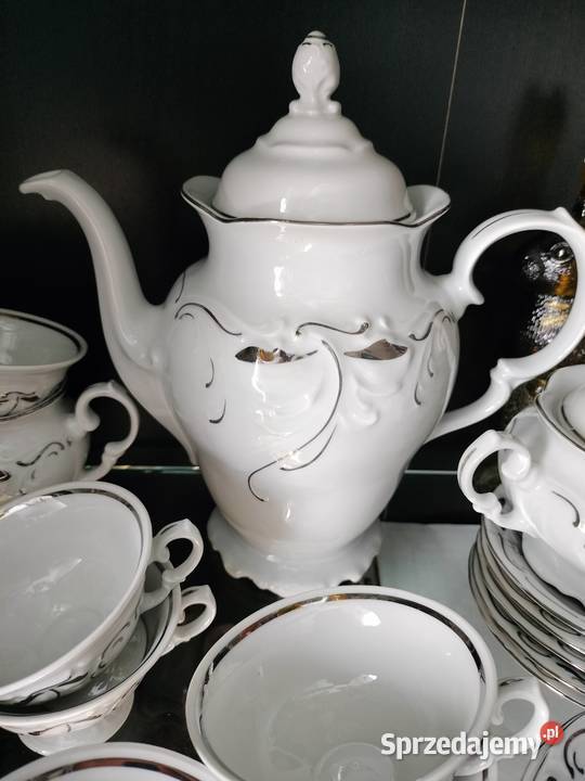 Serwis kawowy Wałbrzych srebrzony Choszczno