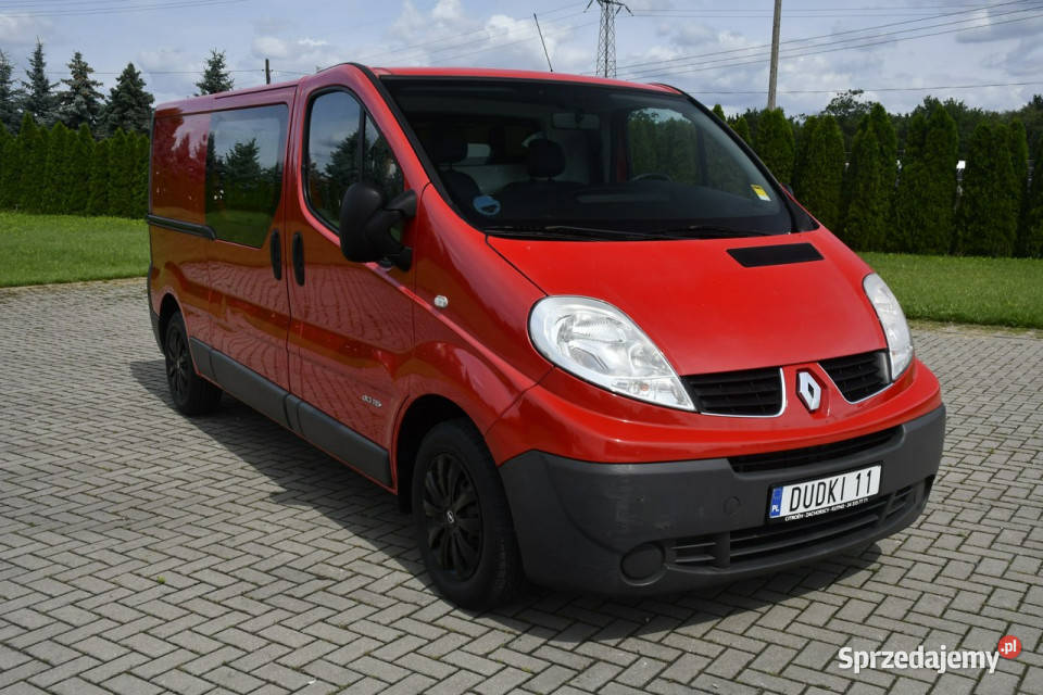 Renault Trafic 20dci DUDKI11 3 czerwony Renault