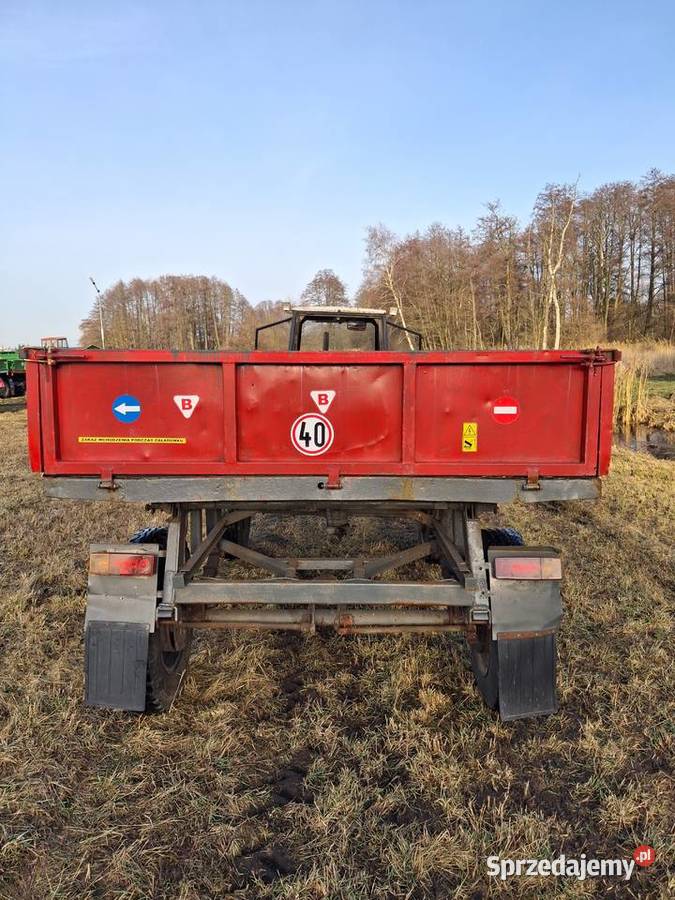 Przyczepa wywrotka d47 nieuszkodzony Rzgów