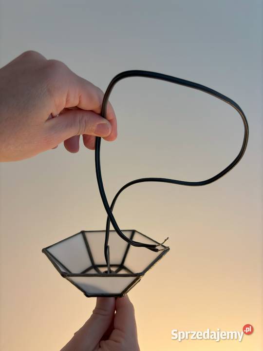 LAMPA witrażowa sufitowa