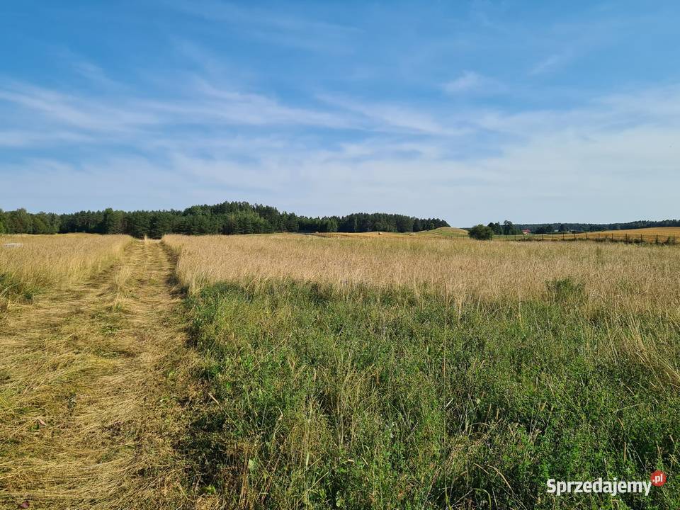 Budowlana z mediami na szlaku Jezioro Jagodne Sprzedaż Jagodne Wielkie