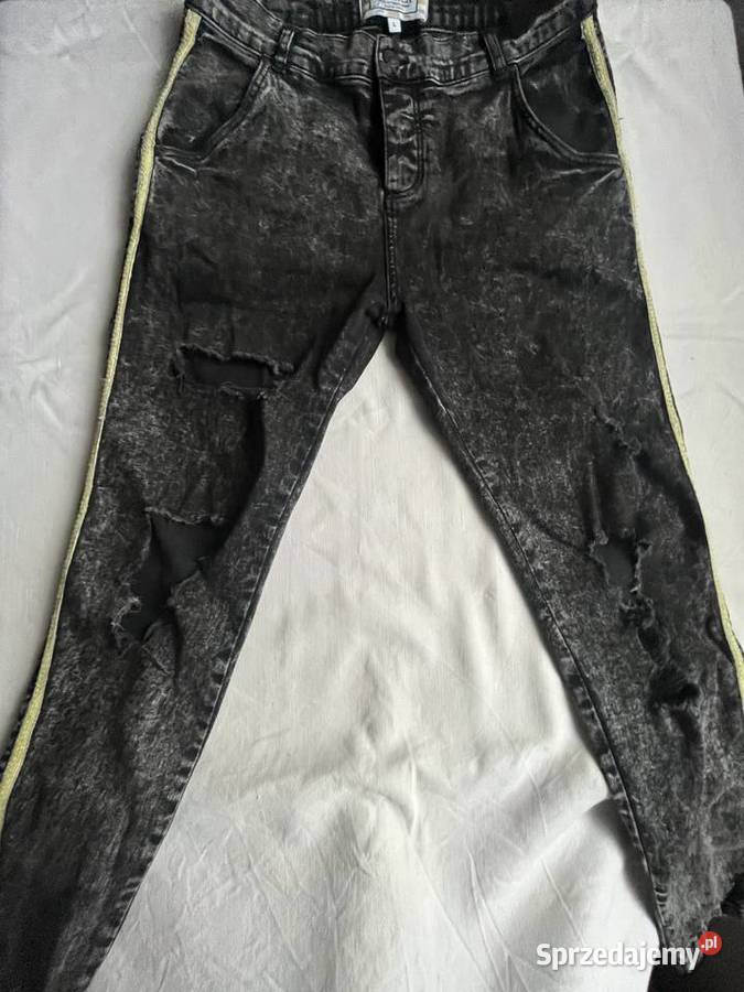 Spodnie jeansowe męskie SIKSILK skinny rozmiar L Odzież codzienna Sochaczew