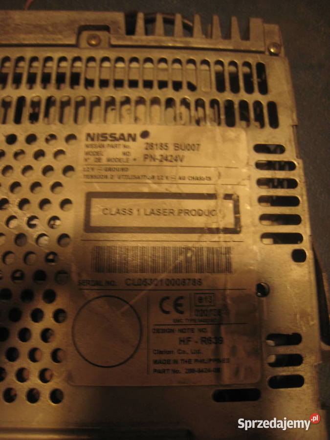 Radio oryginalne CD Nissan Almera N16 tino Radioodtwarzacze