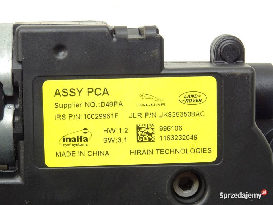 SILNICZEK SZYBERDACHU JAGUAR FPACE JK8353508AC