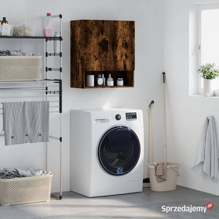 Szafka ścienna przydymiony dąb 60x31x70 WM829929 Warszawa