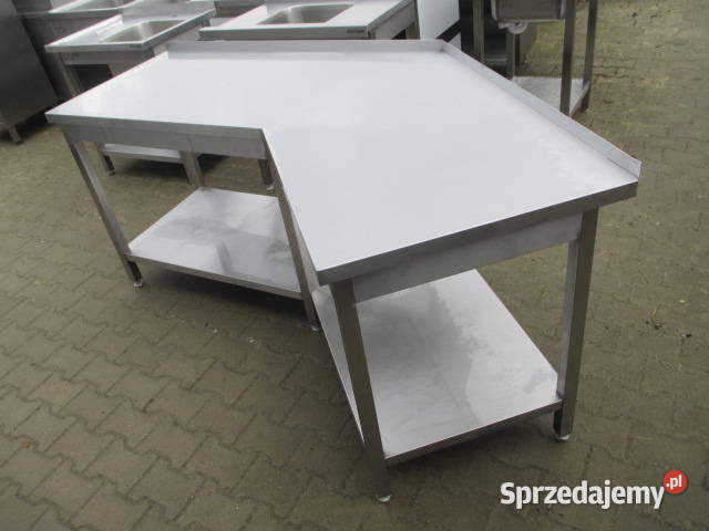 Stół Gastronomiczny Z Półką Narożnikowy Skośny wielkopolskie Ostrów Wielkopolski