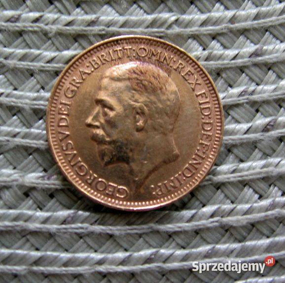Wielka Brytania 1 Farting 1929r Kalisz