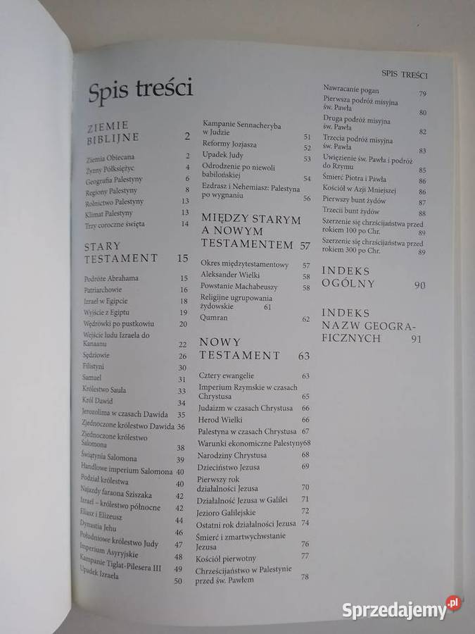 Podręczny Atlas Biblijny Tim Dowley Gdańsk