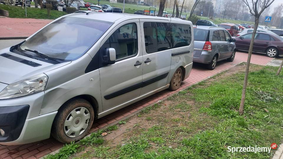 Fiat scudo 19 2008 Panorama 9 osobowy Uszkodzony dolnośląskie Kłodzko sprzedam