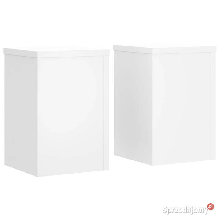 Podstawki pod doniczki 2 białe 25x25x35 WM852906 mazowieckie Warszawa sprzedam
