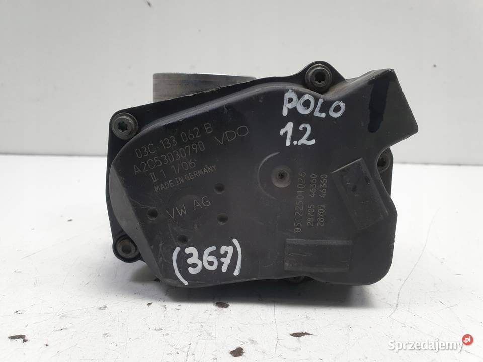 Skoda Fabia I 14 16V PRZEPUSTNICA 03C133062B osobowe Przepustnice Janów sprzedam