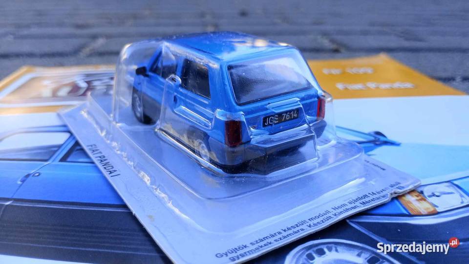 FIAT PANDA I model kultowe auta PRL deagostini Modelarstwo Warszawa