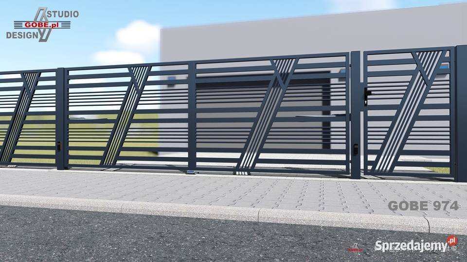 Bramy furtki nowoczesne ogrodzenia panelowe śląskie Gliwice