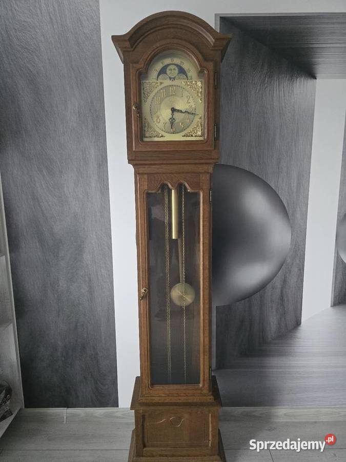 Stary piękny zegar stojący sprzedam podłogowy Dębica