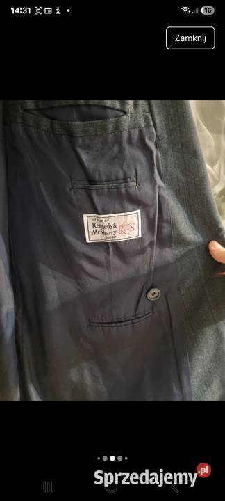 Marynarka vintage KennedyMcSharry Dublin 54 wool Warszawa