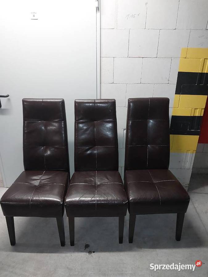 Komplet 3 sztuk krzeseł Warszawa