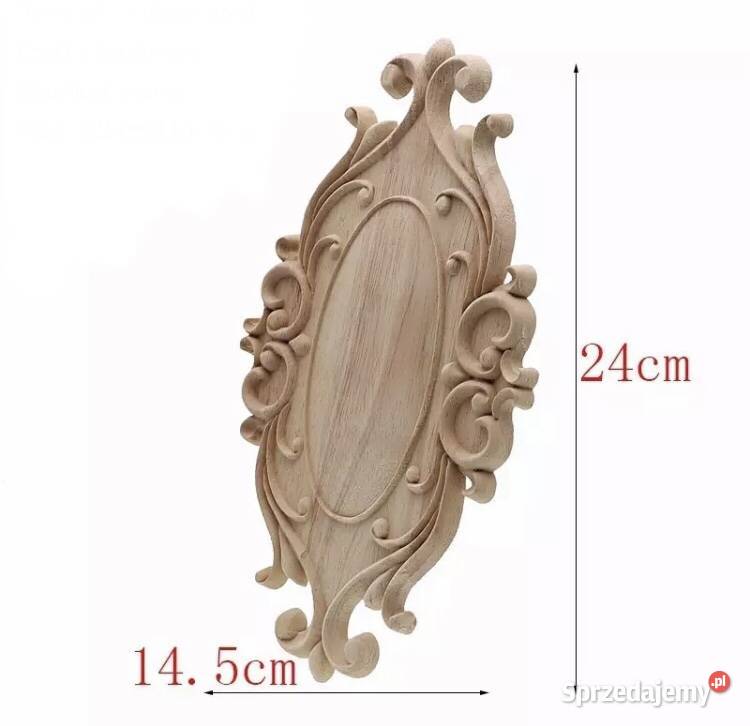 Drewniany dekor ornament sztukateria odcienie brązowego Częstochowa