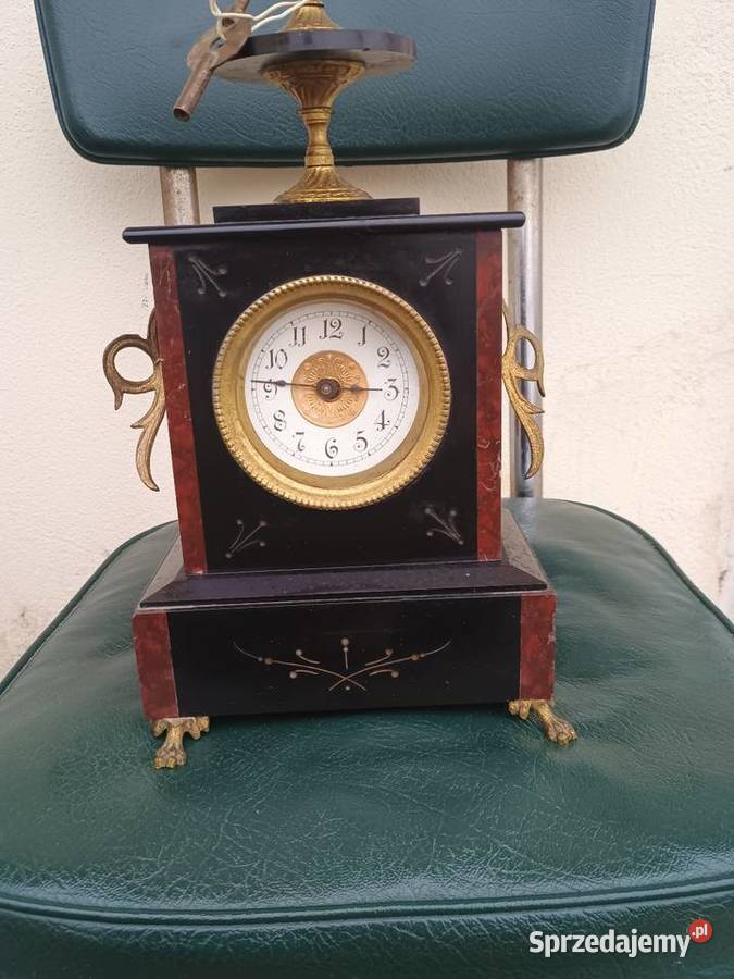 Francuski zegar marmurowy chodzik Rzeszów sprzedam
