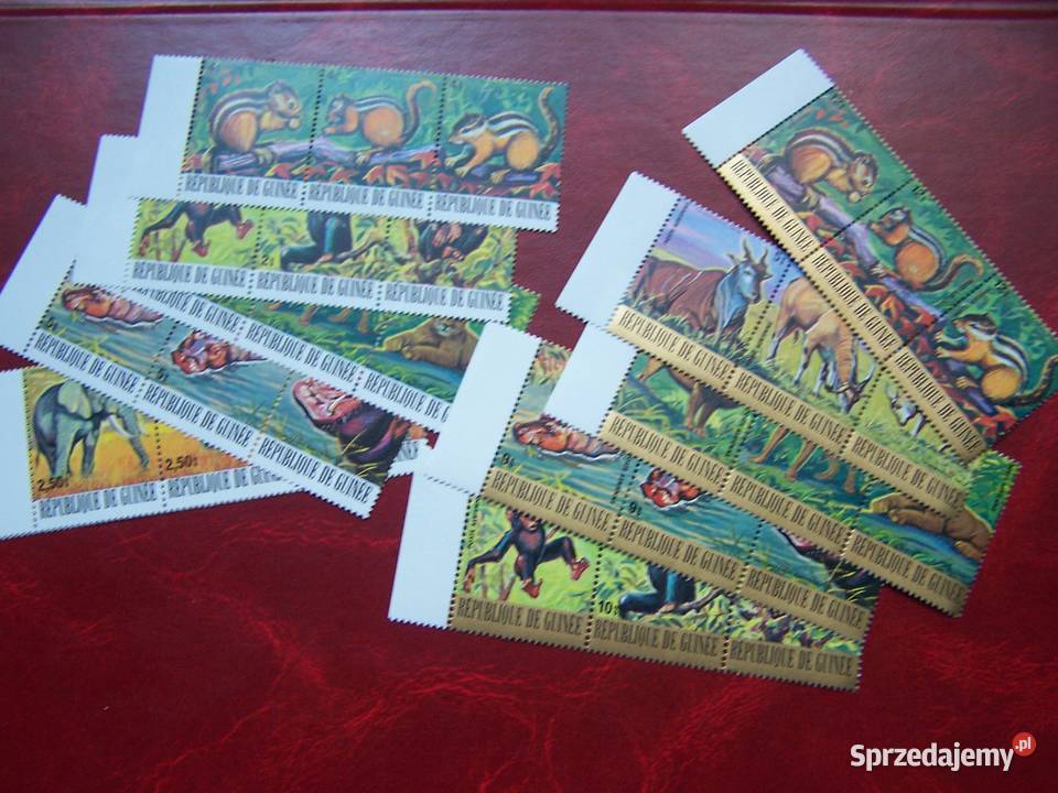 Gwinea 1977 MNH Fauna dzikie Zwierzęta Afryki Tychy sprzedam