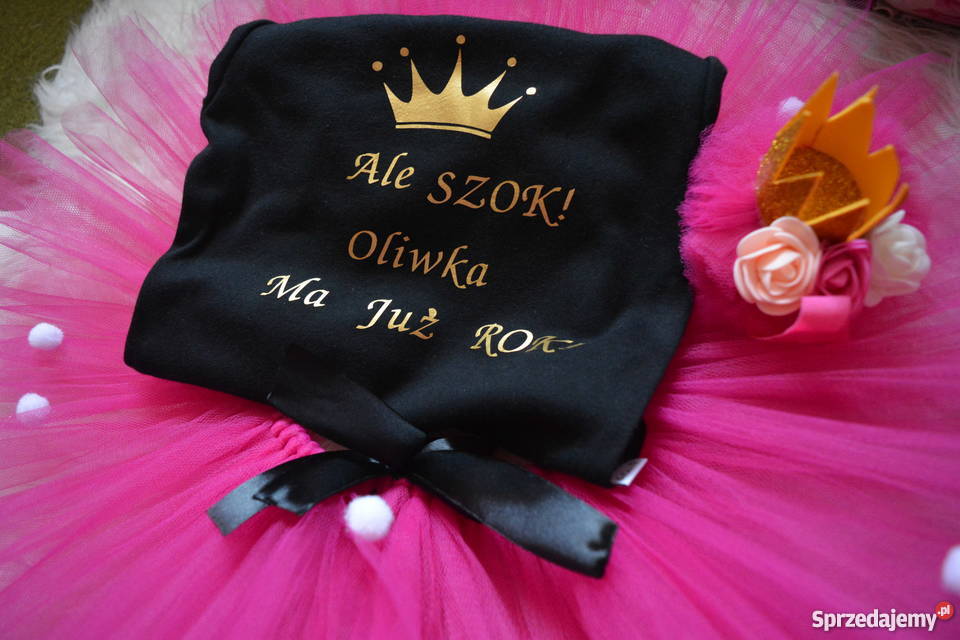 Komplet tutu idelany na roczek dziewczynka dziewczynka Waćmierz