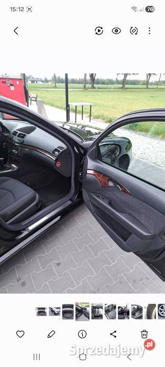 Mercedes E220 CDI kurtyny powietrzne