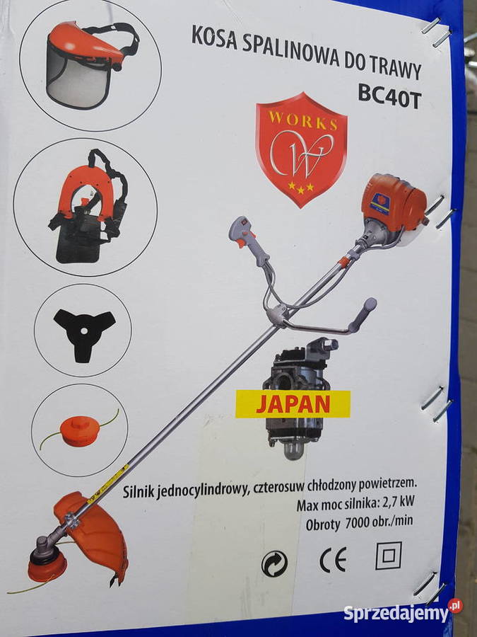 Kosa spalinowa WORKS silnik 4T CZTEROSUW wielkopolskie Głogowa