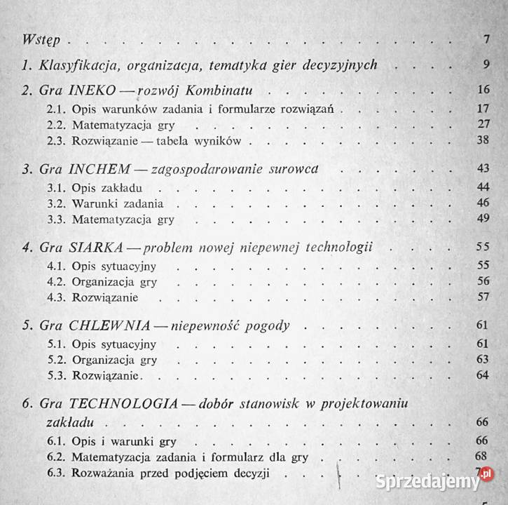 Ekonomiczne gry decyzyjne Mieczysław Lesz Chełm
