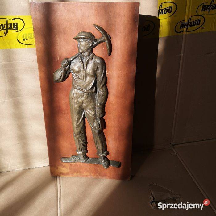 Górnik z przodka Wyrób PRL Wałbrzych