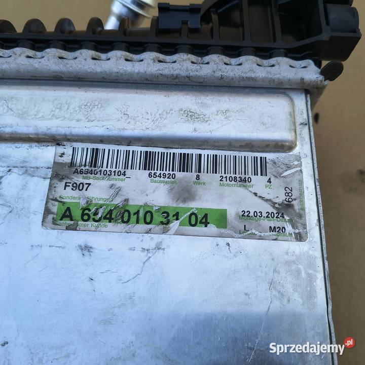 SPRINTER W907 W910 VITO W447 INTERCOOLER Bieleń