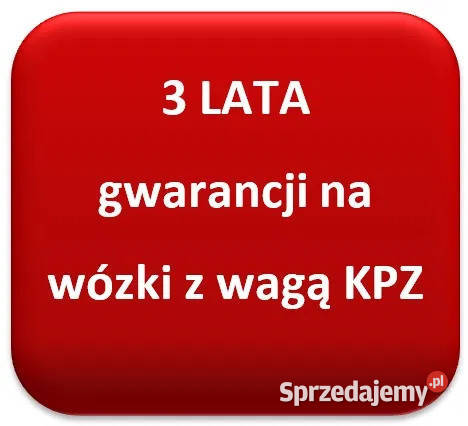 Wózek paleciak z wagą KPZ 719 produkcja polska Wołomin