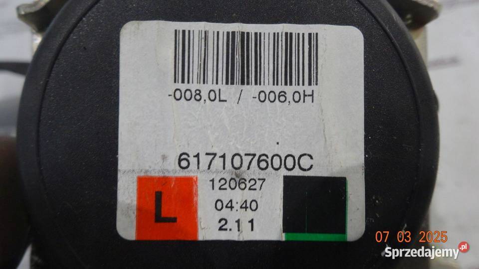 OPEL CORSA D LIFT 12r pas bezpieczeństwa lewy