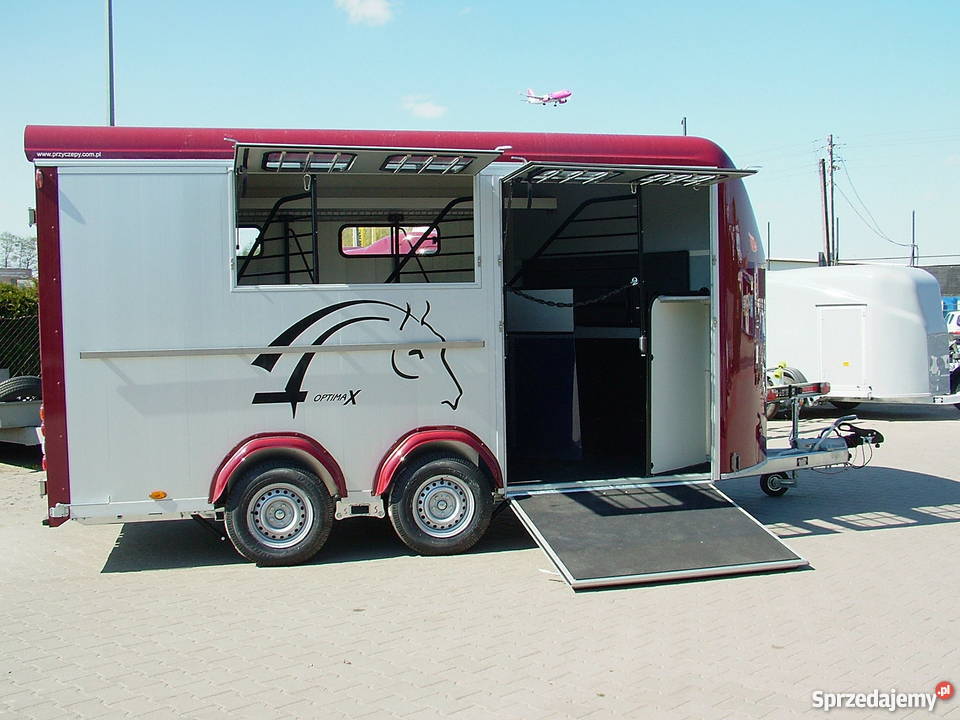 Przyczepa do przewozu 4 koni czterokonna Pozostałe mazowieckie Warszawa