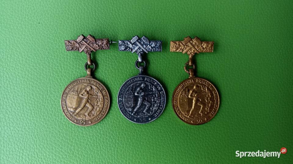 Odznaka Odznaczenie Medal 25 35 50 Lat Górnictwa Sosnowiec