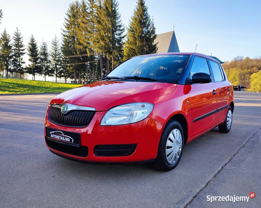 Ładna nie zgnita Skoda Fabia 12 benzyna 2009 186 serwisowany w ASO Fabia Domaradz