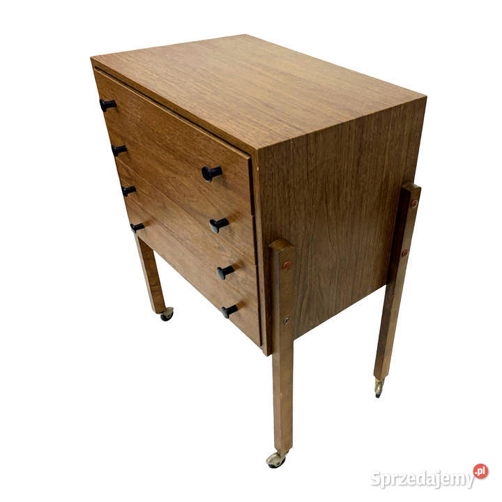 Modernistyczny niciak z organizerem NRD lata 60 Warszawa