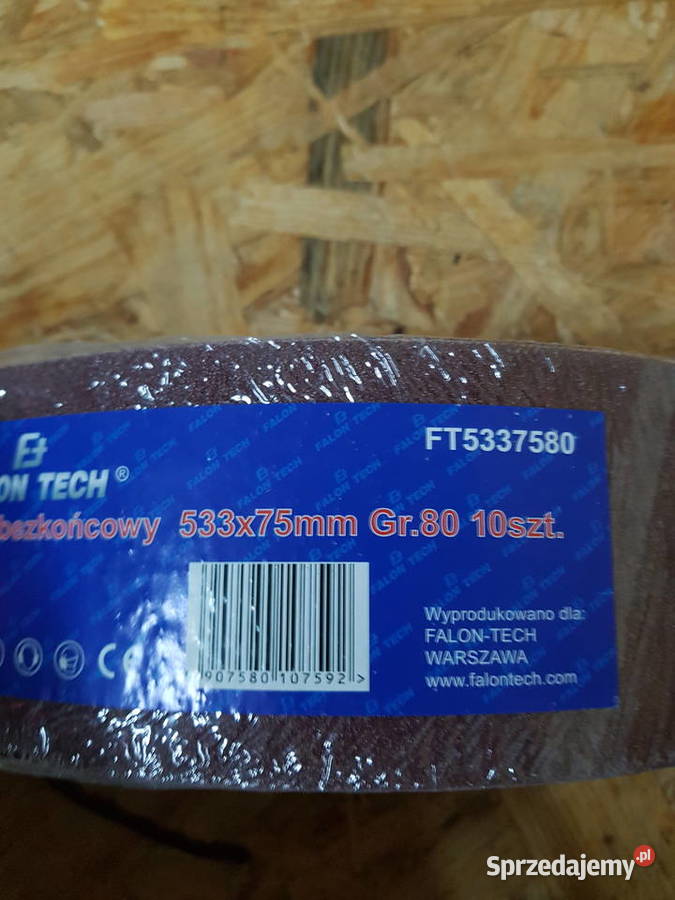 Taśma pas bezkońcowy 75x533mm 406080100120 Głogowa sprzedam