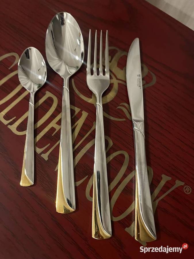 Wlegancki komplet sztućców Warszawa sprzedam