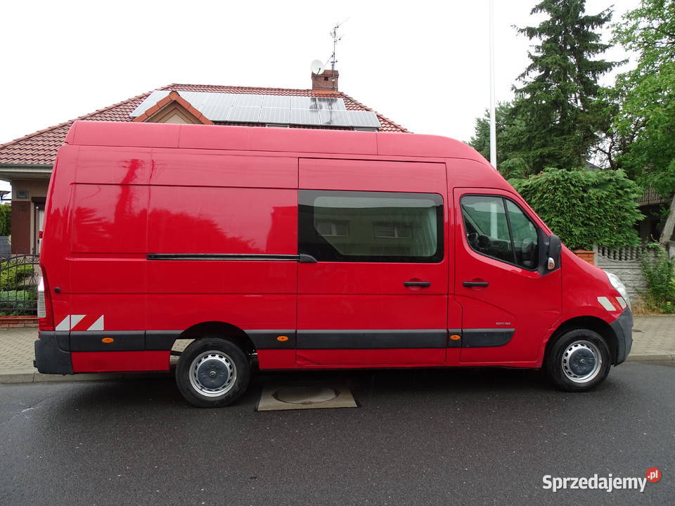Opel Movano 23 dti 125 koni L4 H3 MAXI JUMBO welurowa tapicerka Poznań